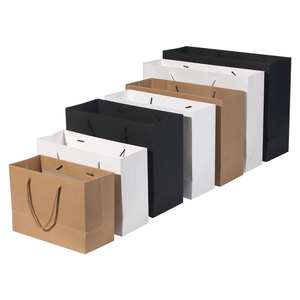 KM Wholesale Price Luxury Printed Matt Finish White Paper Shopping Bag