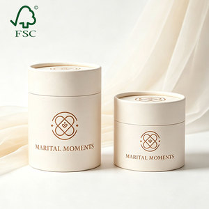 Eco Friendly Paper Tube Container Custom Branding Cardboard Cylinder