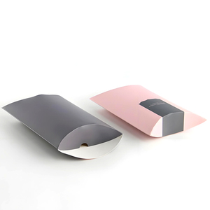 Custom Logo Printed Paper Pillow Boxes
