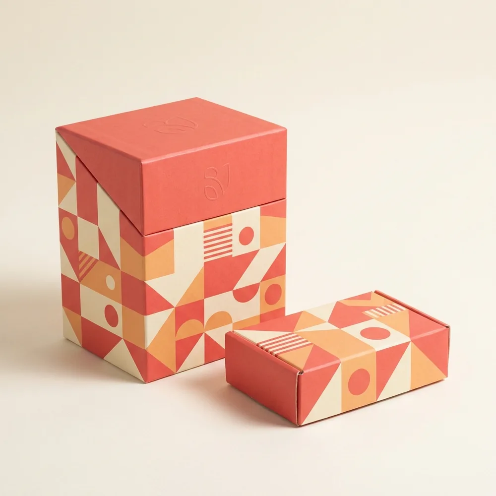Folding carton perfume boxes with custom printed bottle tuck flaps