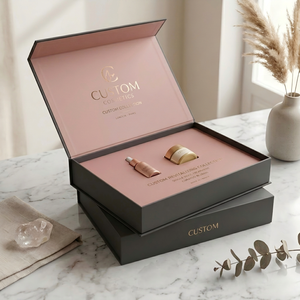Premium Skincare Packaging Box with Custom EVA Insert Magnetic Closure