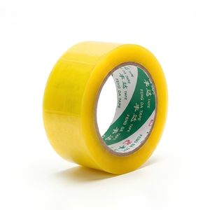 Yellow Carton Sealing Tape 100Y/200Y Strong Adhesive Waterproof Packing Tape for Box Shipping & Logistics Factory Wholesale