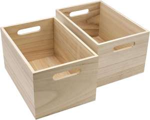 Customized Wooden Boxes for Storage, DIY Handmade Crafts, and Art Projects