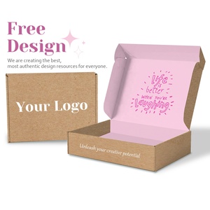 Custom Attractive Price Hot Sale Kraft Portable Biodegradable Environmental Compostable Corrugated Mailer Box