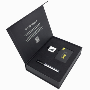 Custom Magnetic Box for Black Gift Box Packaging Luxury PR Box