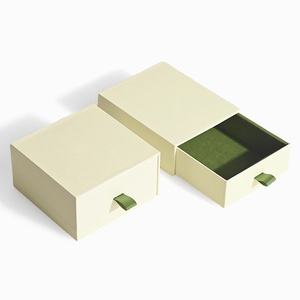Luxury Perfume Drawer Gift Box with Ribbon Pull Handle