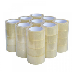 Eco Friendly Clear Packing Tape Custom Print With Logo Sticky BOPP Adhesive Tape Carton Sealing