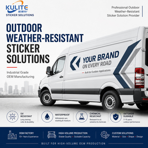 Custom Outdoor Weather Resistant Vinyl Stickers